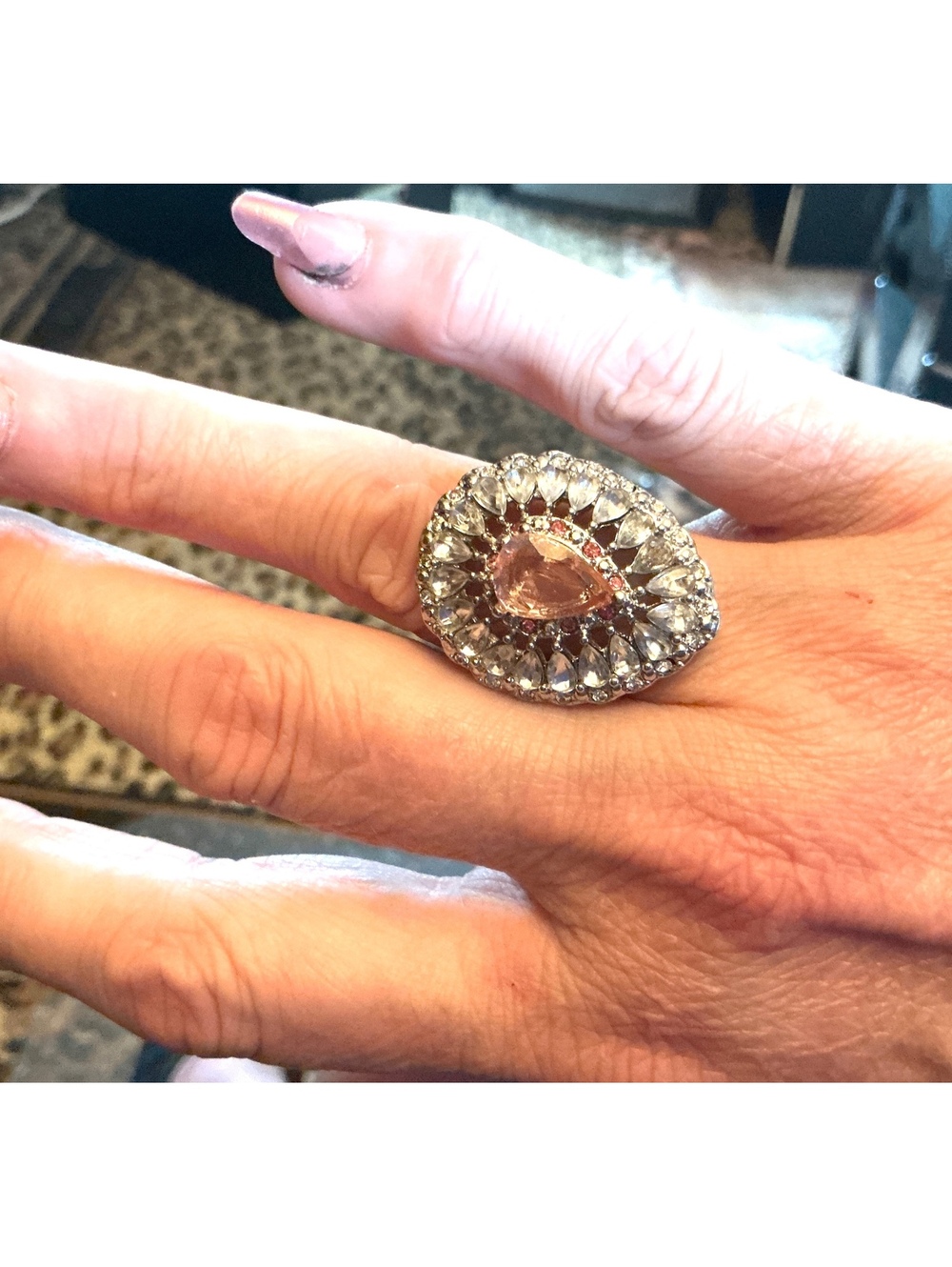 8 Giant Gem Ring filled